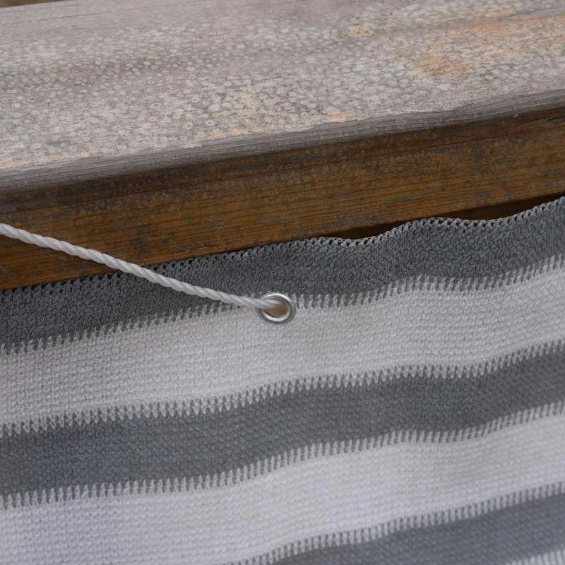 Jinguan Factory Supplier HDPE Virgin Plastic+UV Treated Stripes Color Decorative Garden Balcony Privacy Fence Screen