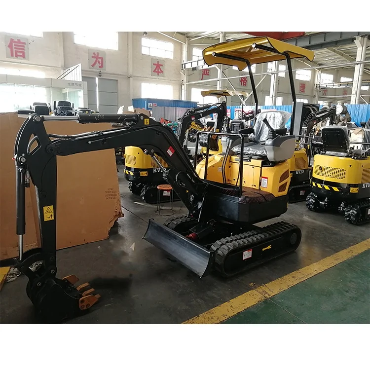 RUBBER CRAWLER FAST SPEED AND FLEXIBLE MINI GARDEN EXCAVATOR WITH USA EPA MOTOR