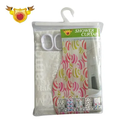  Толстая водонепроницаемая и неровная прозрачная 3d-занавеска для душа из ЭВА с водяным кубом надписью ванной комнаты