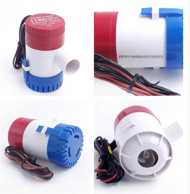 
Boat Marine Plumbing Electric water Bilge Pump :12V/24V DC, 350GPH/500GPH/750GPH/1100GPH automatic Bilge Pump for boat 