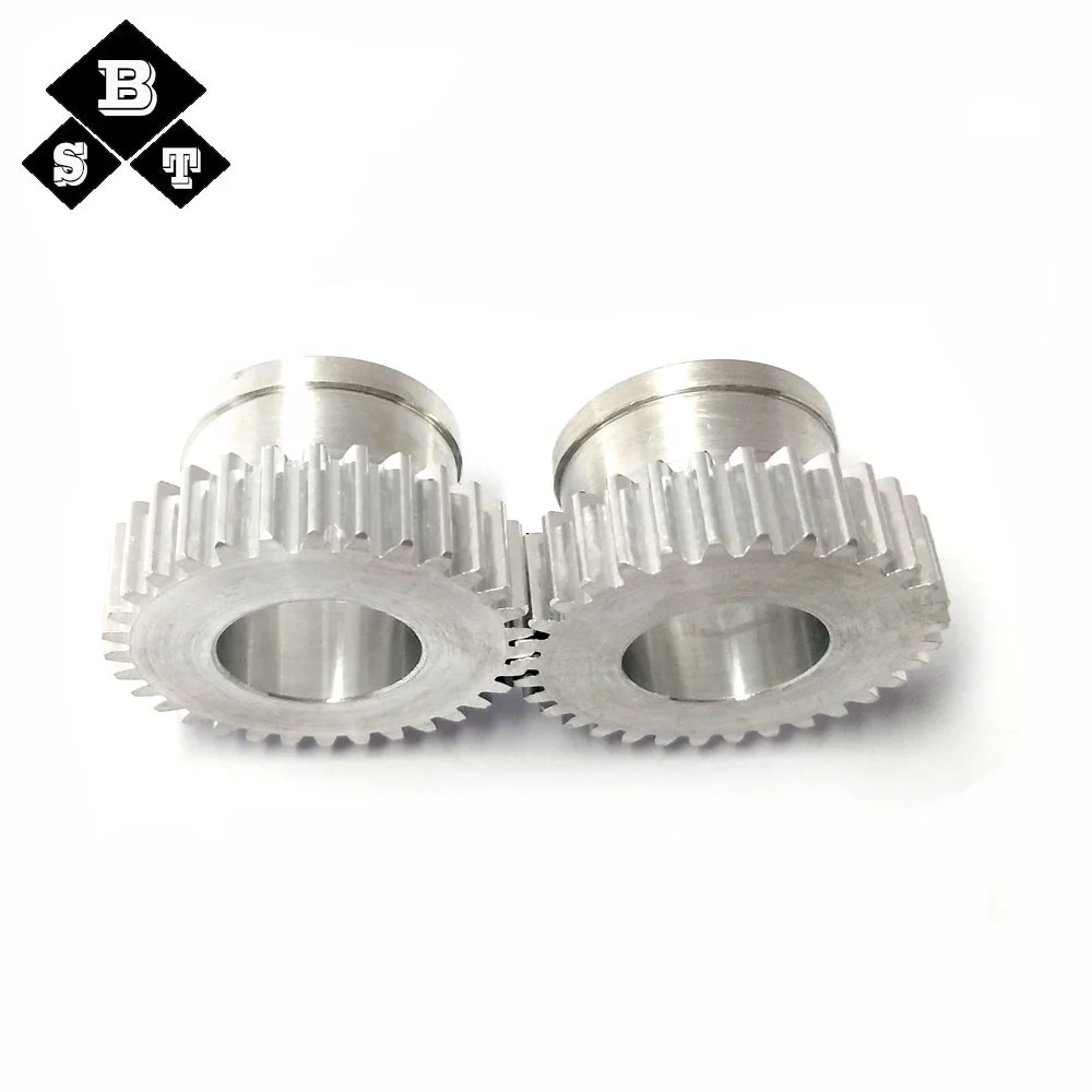 BST Customized CNC machined Steel Miniature Helical Gears for auto parts