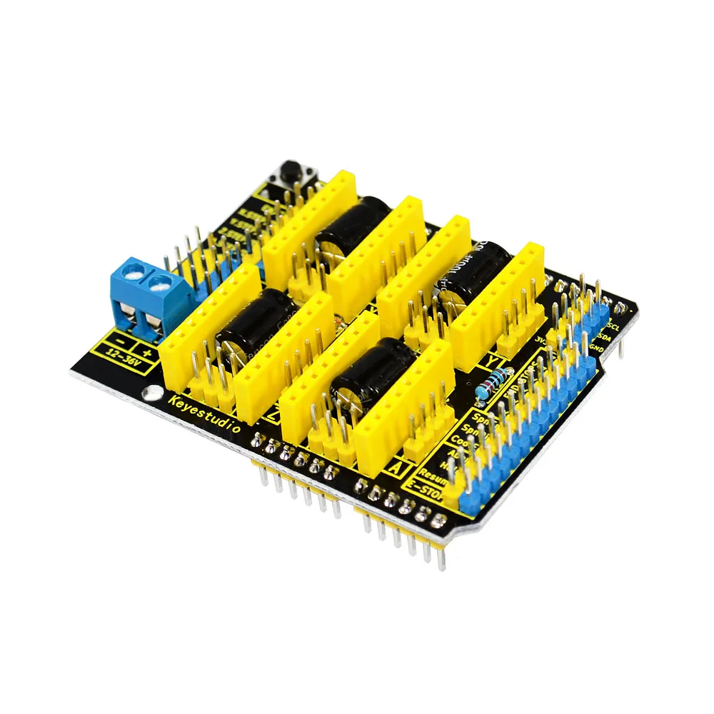 Keyestudio A4988 3D принтер Драйвер шагового двигателя с ЧПУ щит V3