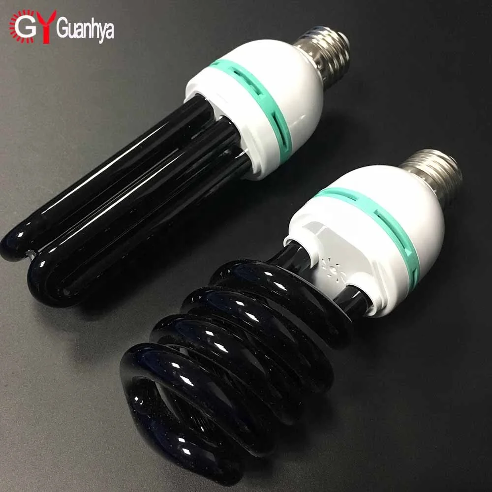 Spiral lamp UV Black bulb E27 365nm 220v for trapping insects