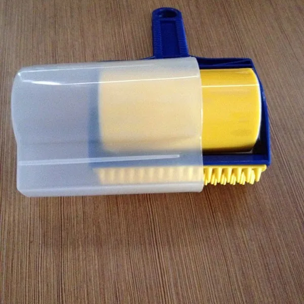 Reusable Pet Hair Picker Clothes Fur Fluff Sticky Lint Roller Remover Brush