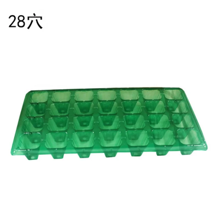 High Quality Plastic Seedling Nursery Plant Trays With different kinds of cells .