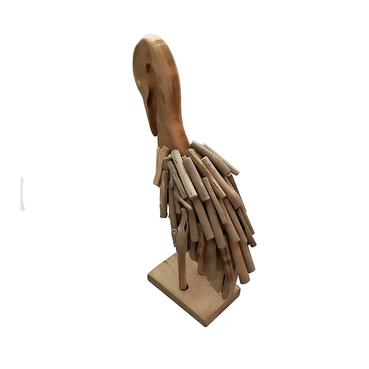 wooden goose wood swan arts duck crafts