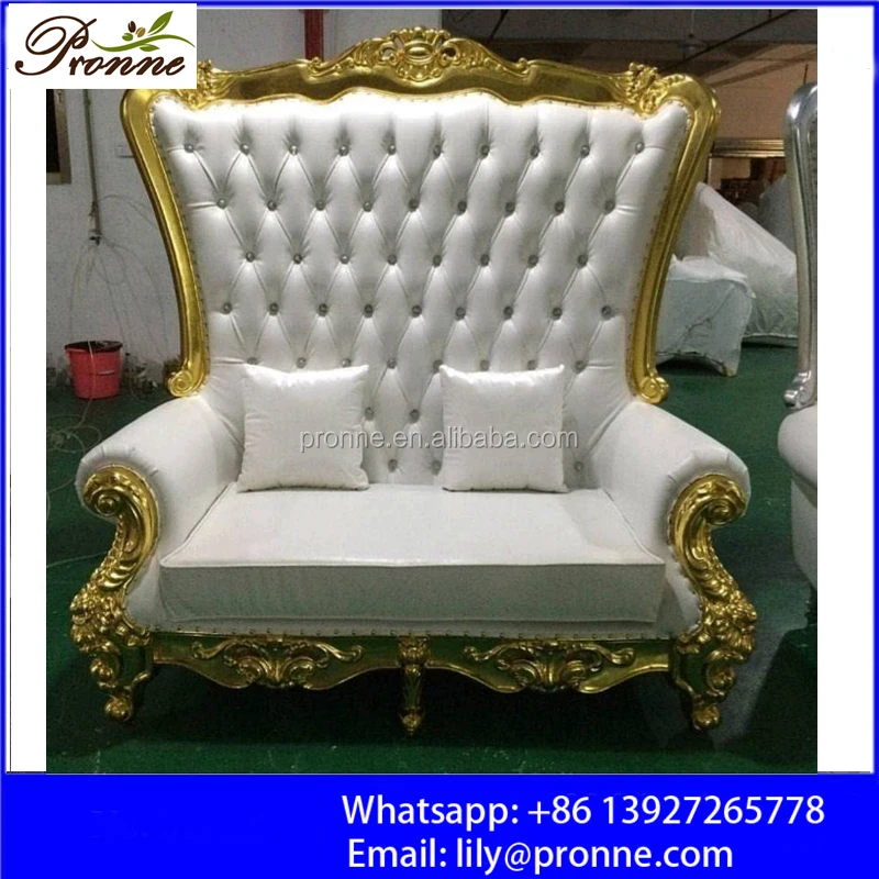 lovely pink high back throne wedding waiting couch on sale