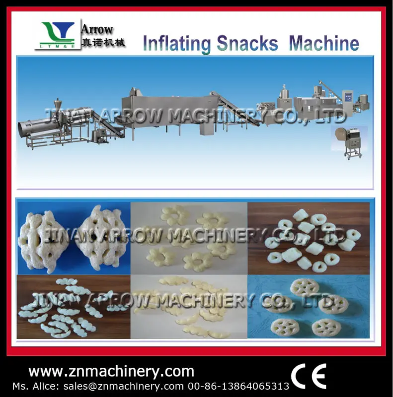puffed corn snacks machine