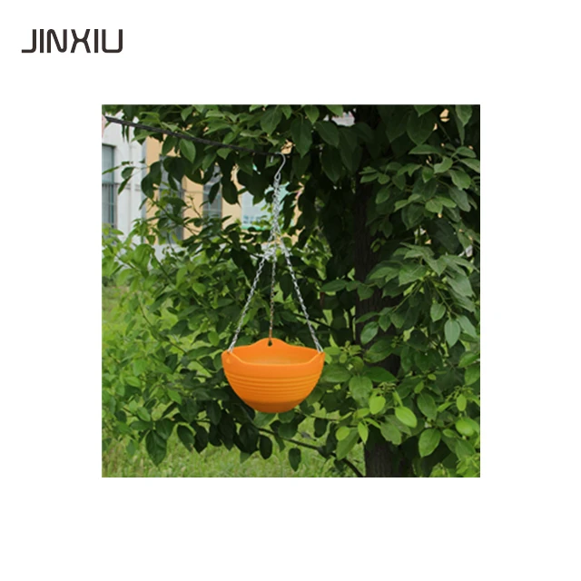 
round plastic wall pots plastic hanging basket pots 