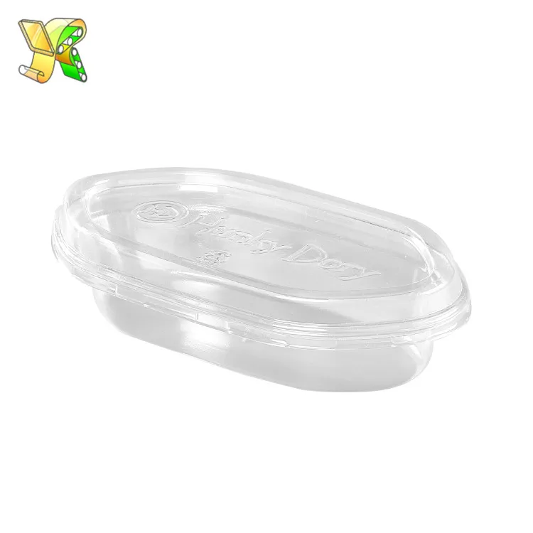 
Food grade pet container packaging PLA plastic bowl disposables food case 