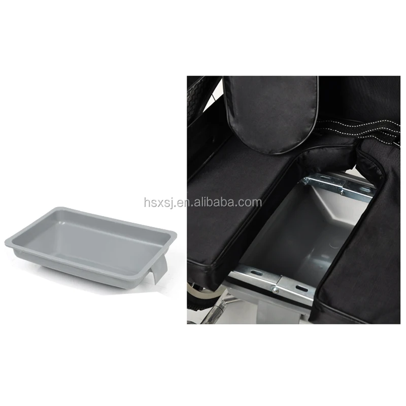 Cheap manual folding cerebral palsy wheelchair brake