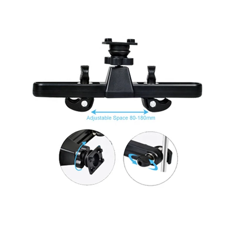 
custom logo 360 adjustable tablet car back seat headrest mount holder 