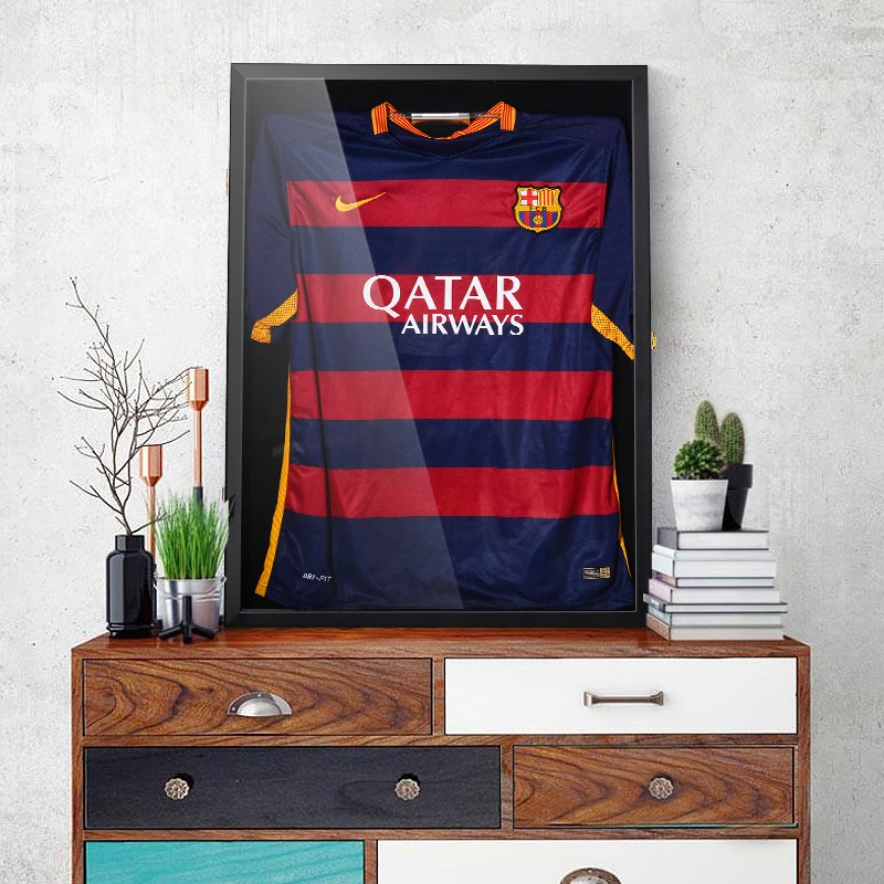 Solid Wood High-end Basketball Tennis Football Commemorative Medal Display Wall Jersey Display Photo Frame