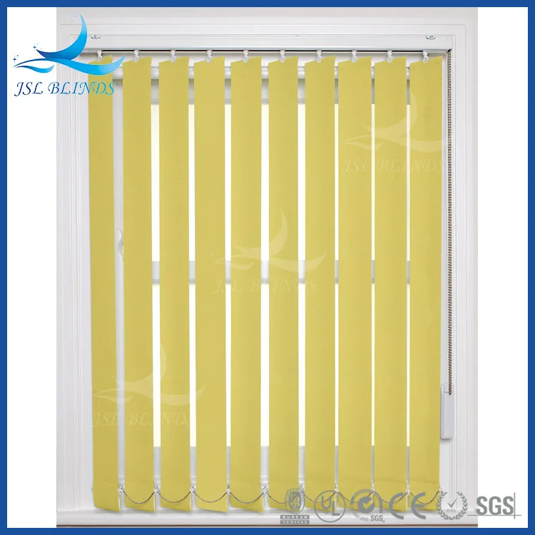 89MM PVC fabric Vertical Blind with wand safety for Children