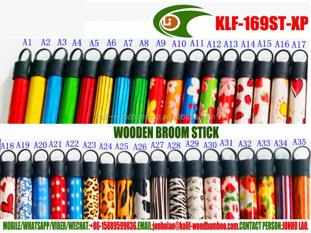 Household plastic broom heads with Italian thread hole