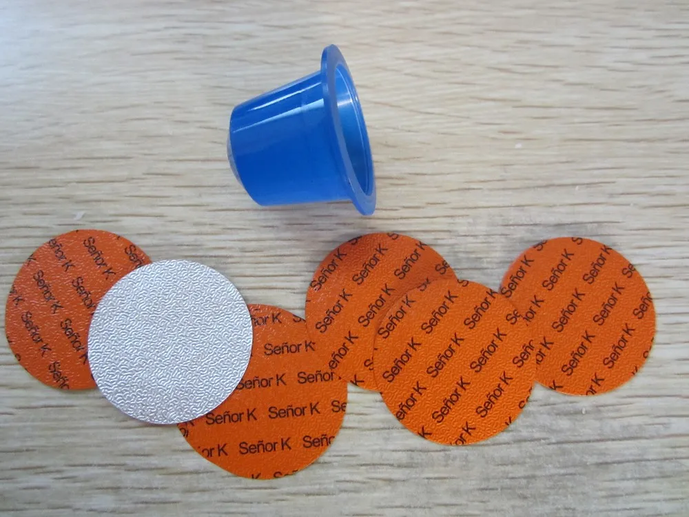 100% биоразлагаемый нетоксичный PLA пластик nespresso кофе капсулы и крышки совместимый тип