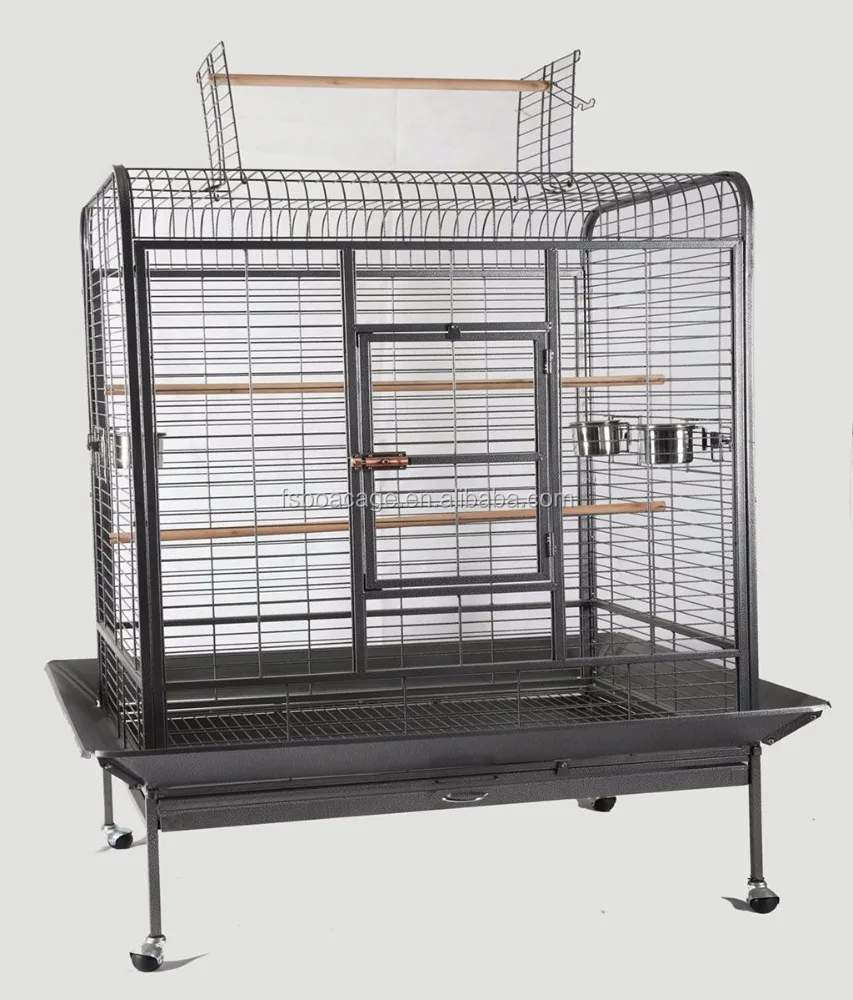 BE-13 Pet Bird Parrot Canary Cage Castor Wheels