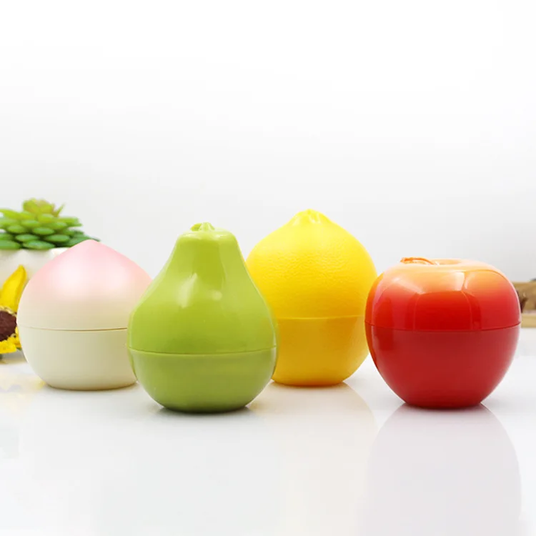
Wholesale 30g portable skin care cream jar, PP eco-friendly cosmetic cream container in fruit shape 