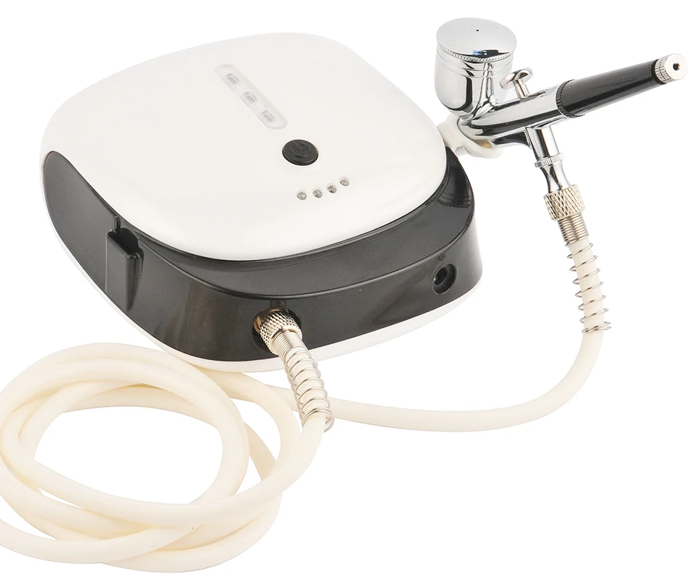 Профессиональная косметическая система аэрографа для макияжа, Аэрограф с компрессором