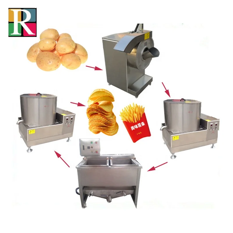 OEM Semi-automatic potato chips machine price, best selling 30-50kg/h potato chips making machine