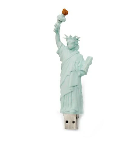 Cartoon Statue of Liberty USB Flash Drive 3.0 8GB 16GB 32GB Pen Drive USB Memory Disk Stick 2.0 4GB 8GB 16GB 32GB for Funny Gift