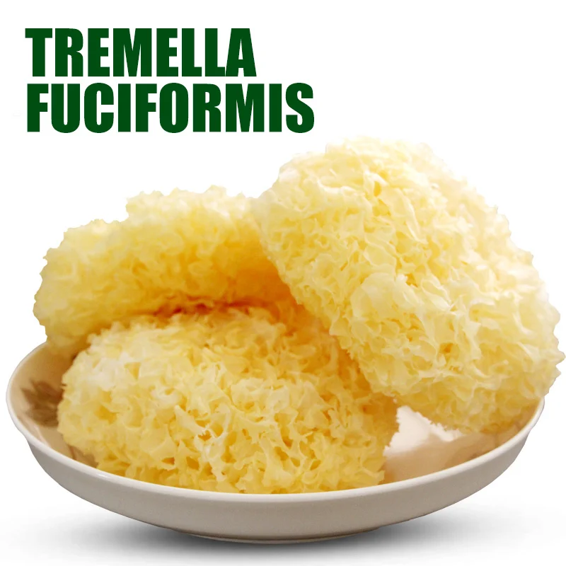 
High quality organic tremella fuciformis silver ear mushroom dried white fungus 
