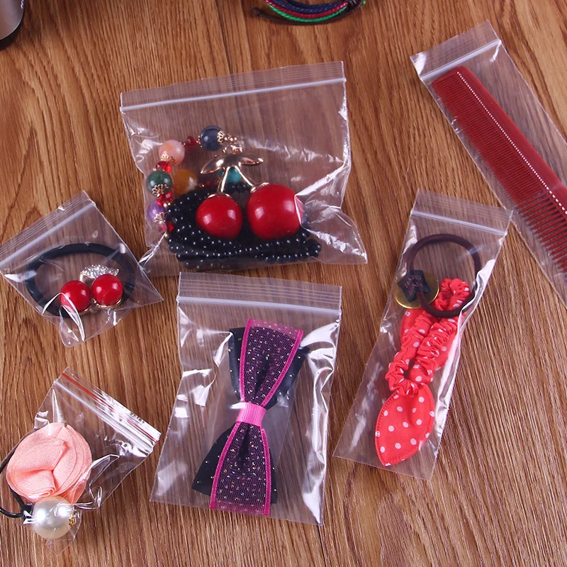 Thick Clear Small Size 40micron 10*10cm Zip lock Bag