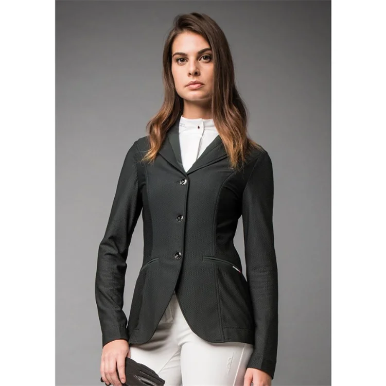 quick dry lightweight mesh fabric equestrian competition jacket