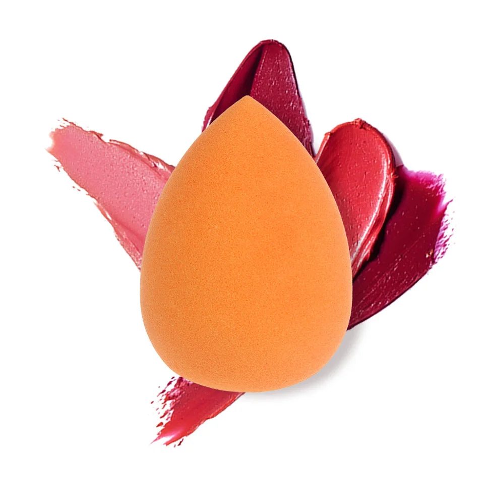 Custom packaging provided 3pcs different color wholesale makeup sponge set no latex