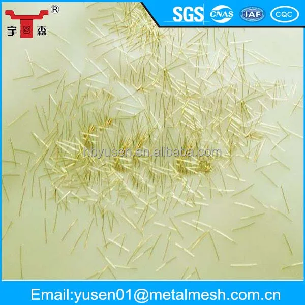 
13mm copper coated micro steel fiber for concrete reinforcement 