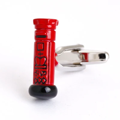 Red Mail Box Shirt Cufflinks for Men