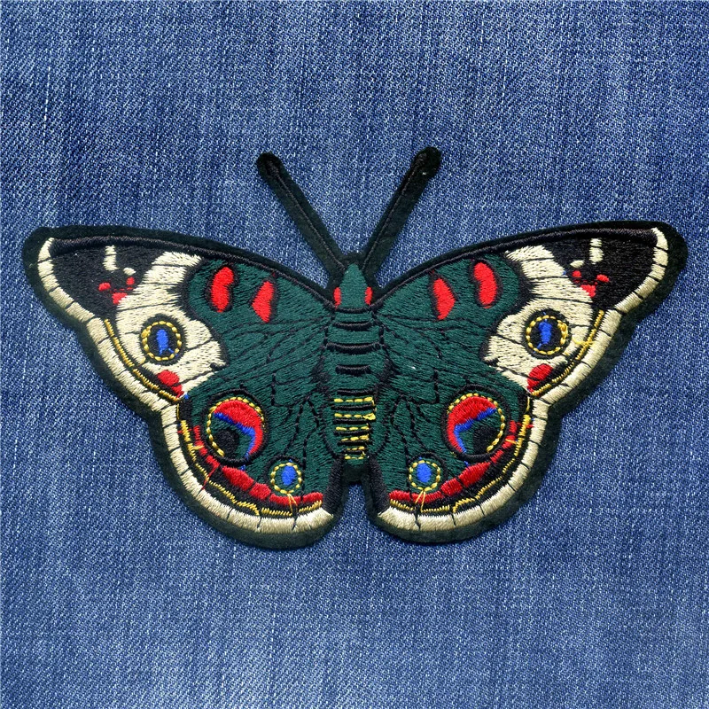 popular beautiful butterfly design  iron on embroidery patch