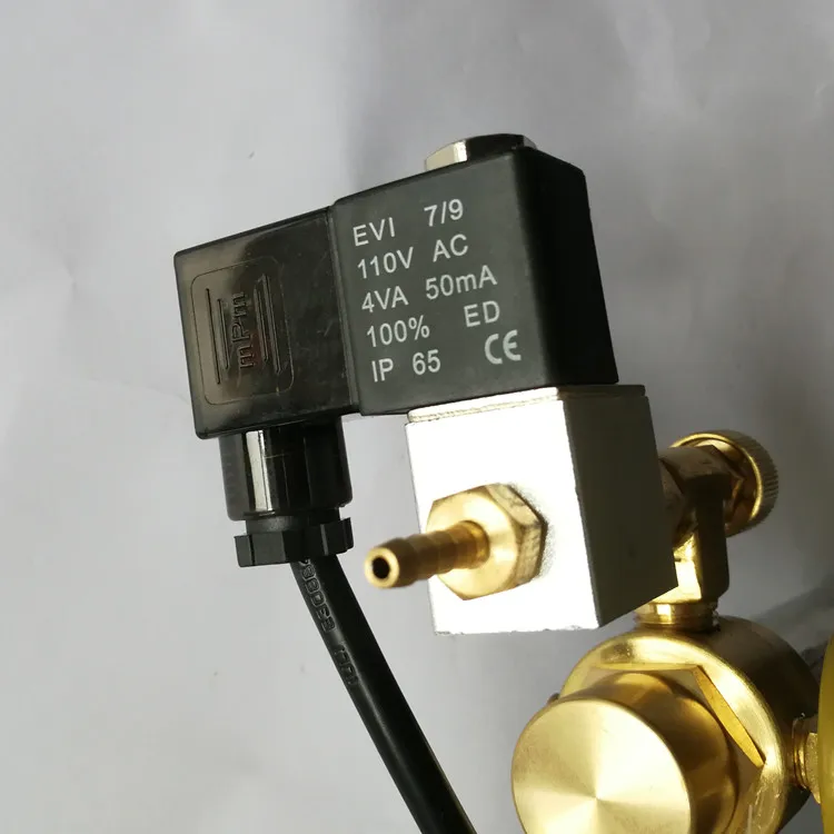 Manufacturer Ningbo Zhejiang 191 heater co2 regulator for mig tig welding machine with solenoid valve
