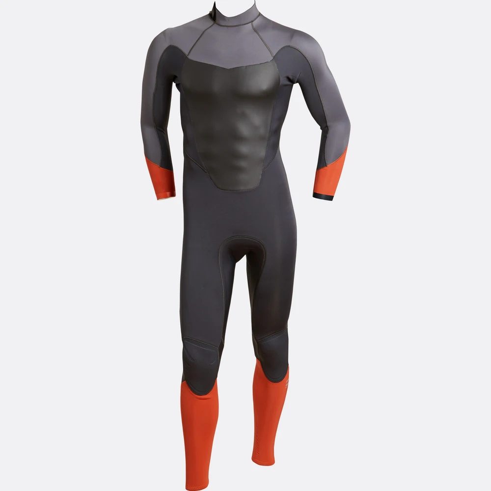 Мужской неопреновый гидрокостюм 3/2 мм Superflex с застежкой-молнией сзади для