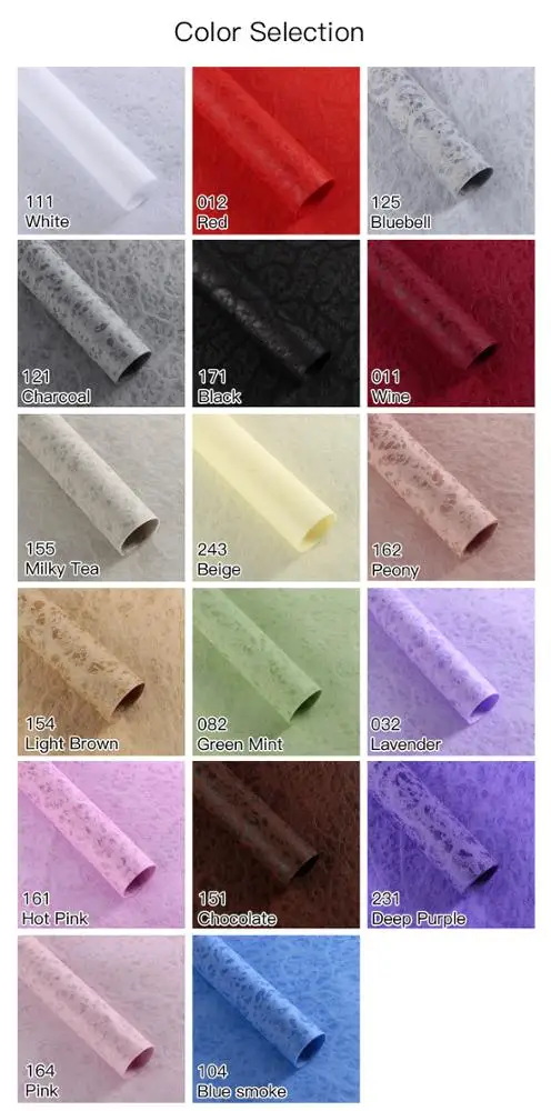 
Florist Supplies Nonwoven Flower Wrapping Paper For Flower Bouquet 