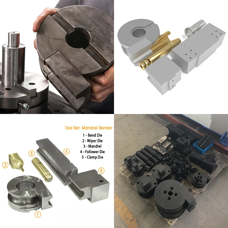 38mm 3 Axis Servo Motor  Stainless Steel  Cnc Tube Pipe Bending Machine