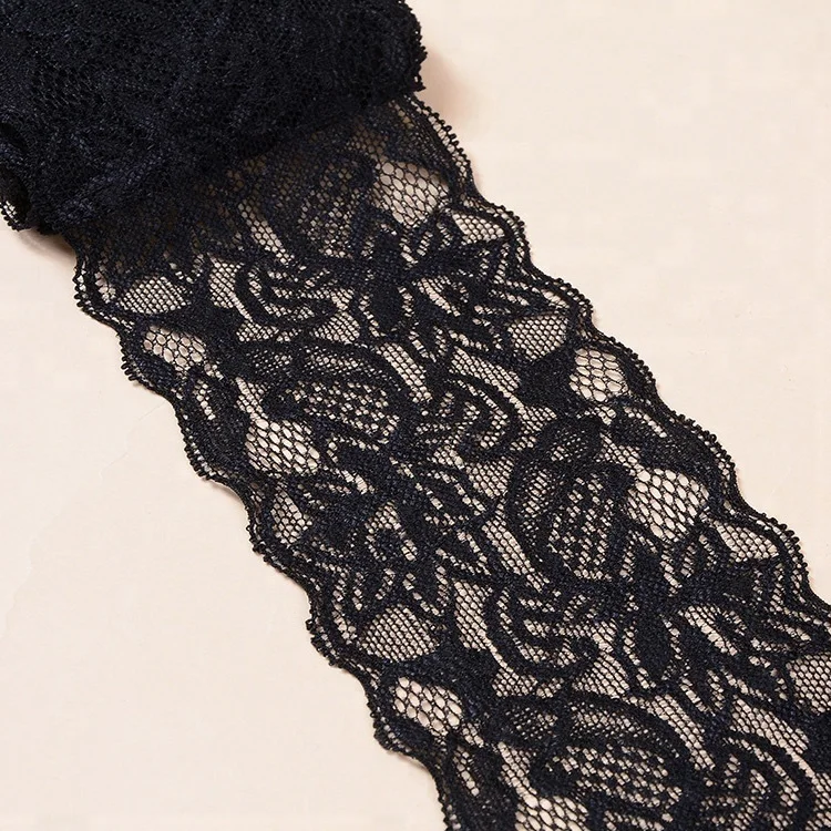 Эластичная африканская кружевная ткань для свадебной обуви, 8 см