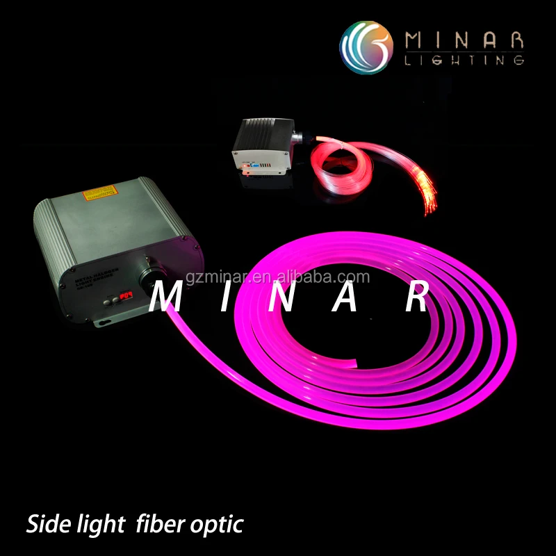 new products outdoor Side glow fiber optic rope light