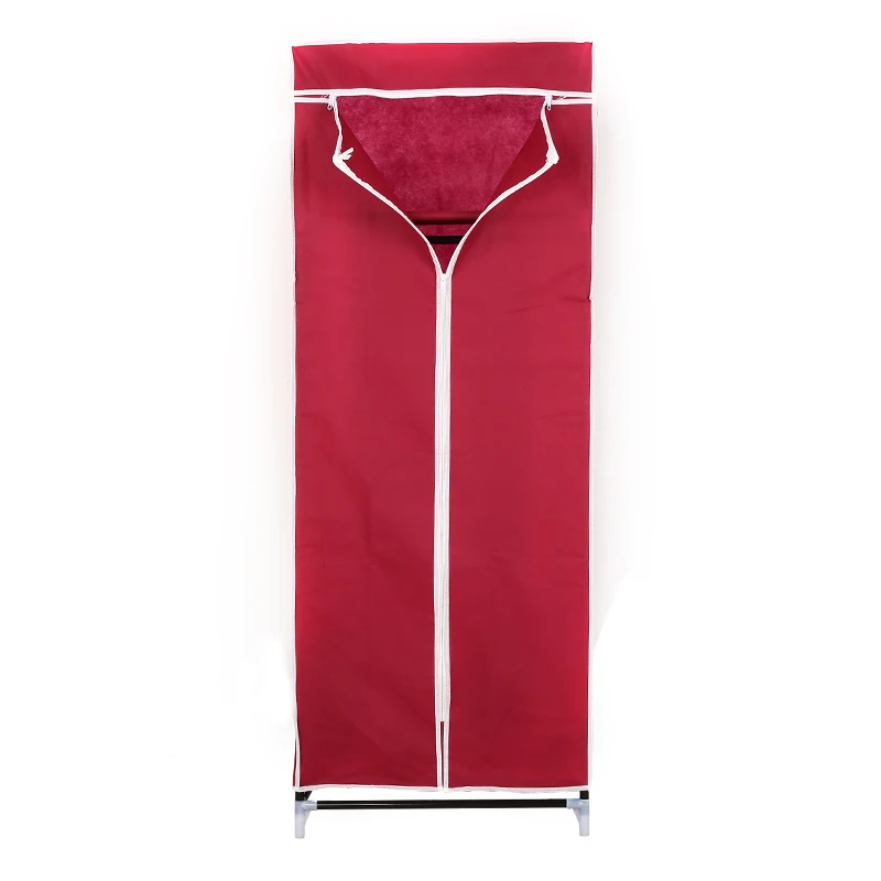 factory outlet Modern Fabric Convenient Clothes Cabinet  Folding clothes hanger wardrobe