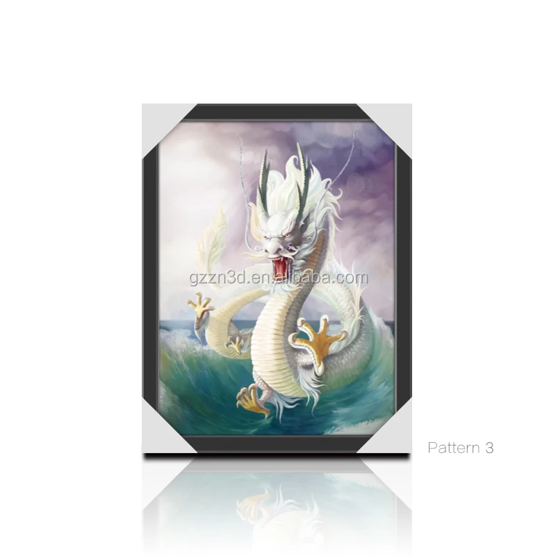 Stock Picture 30 x 40 cm , Lenticular 3D Flip Picture With PS Frame