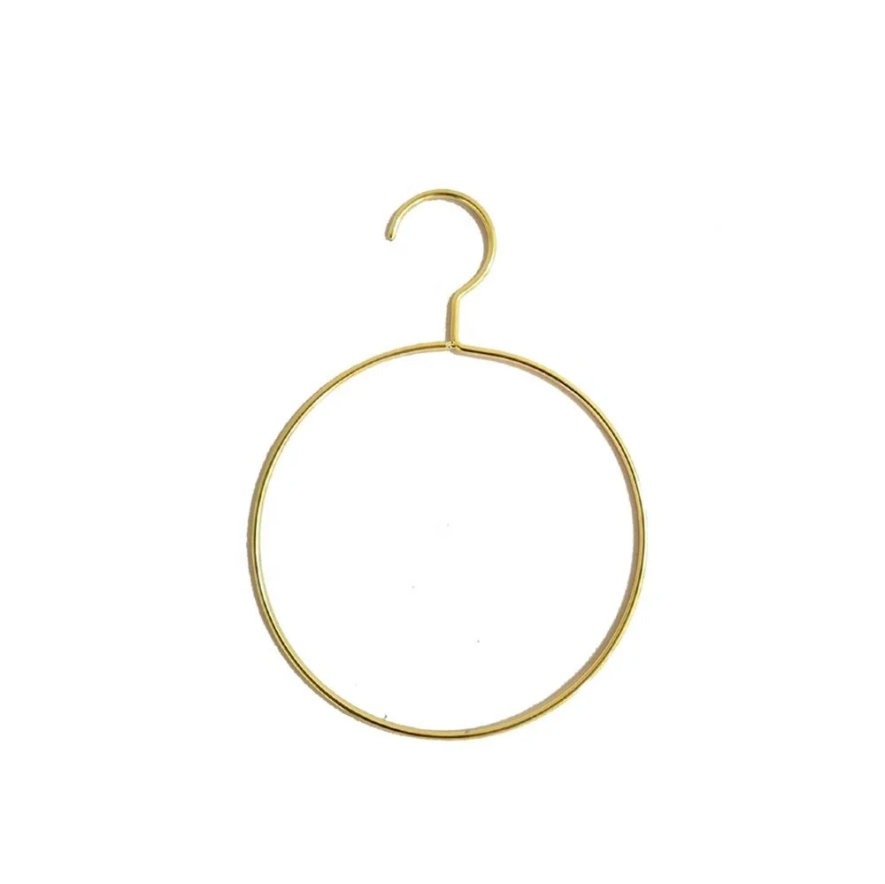OEM&Wholesaler 551-1RG household round rose gold metal scarf clothes bikini hanger