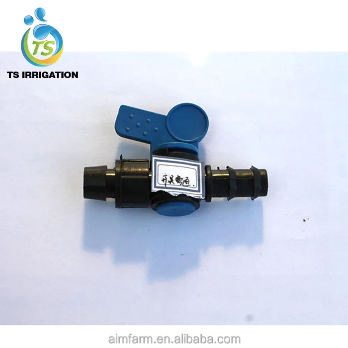 Drip irrigation tape fitting male famale thread coupling for tape