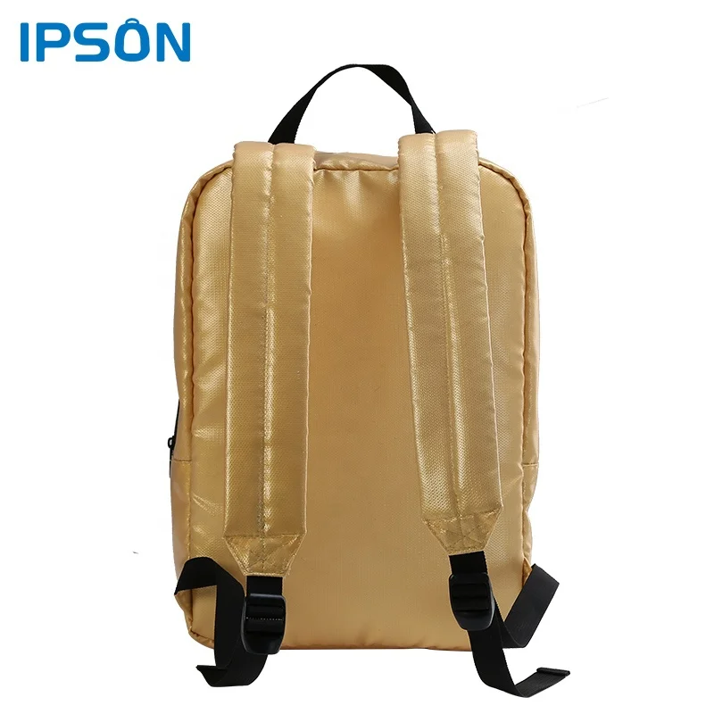 Custom Waterproof  Fireproof Zipper Bag Backpack Laptop Bag