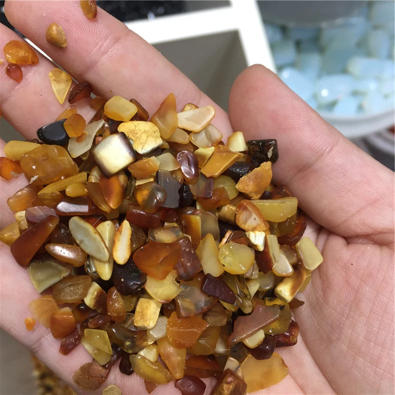 
Natural Rock Beeswax Rough Stones Raw Amber Gravel For Home Decor 