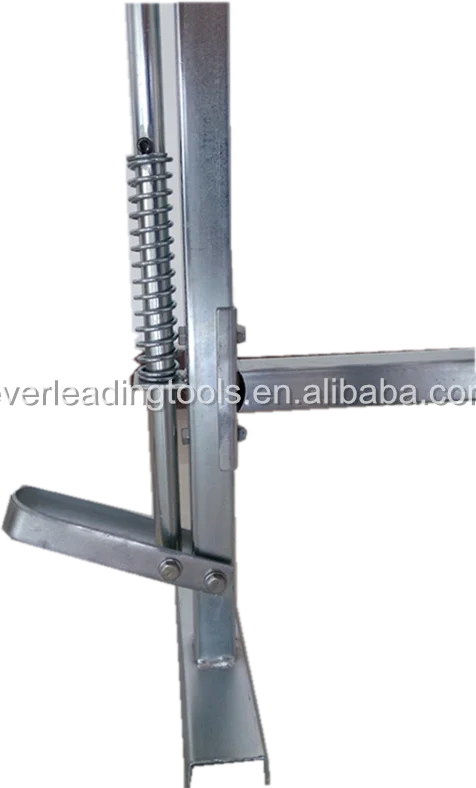 Custom galvanized metal auto maintenance paint stand