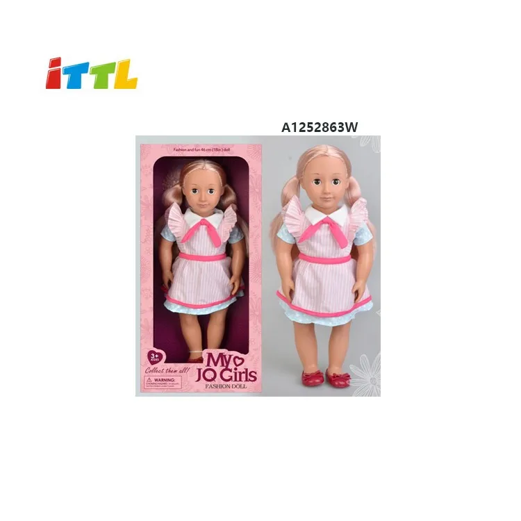 ITTL high quality 9 inch beauty dolls girls pretend set pvc material toy baby doll with guitar