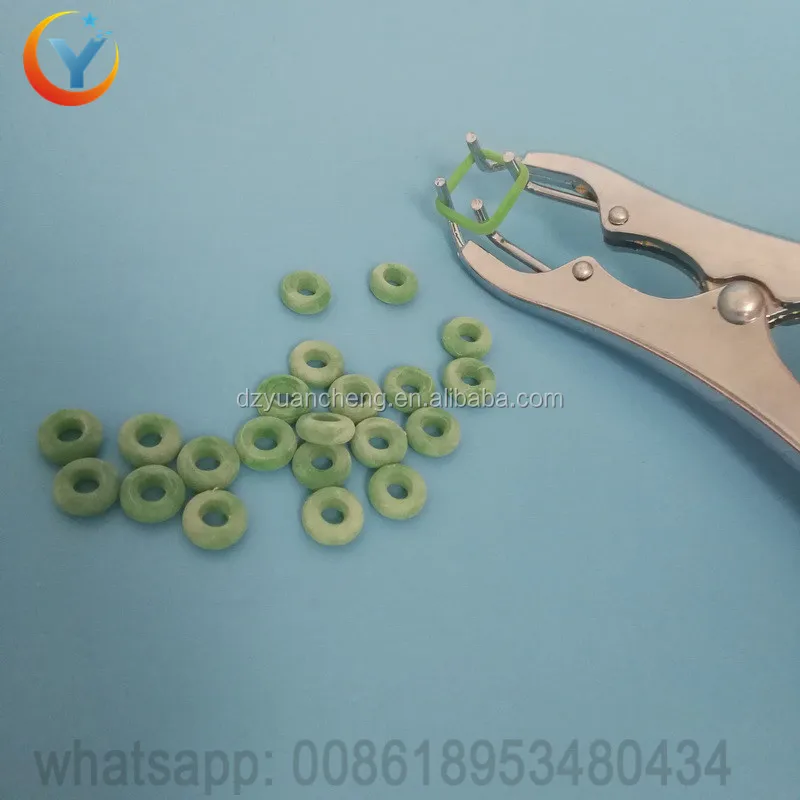 high quality veterinary instrument castrating bands bloodless painless castration ring for sale