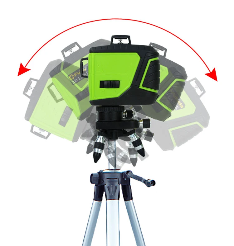 Self-Leveling Alignment Multi Line Laser Leveler Tool 3D Green Beam Laser Level