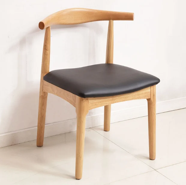 Wholesale Factory customised commercial rustic wrought industrial iron caffe leather side bag restaurant chair