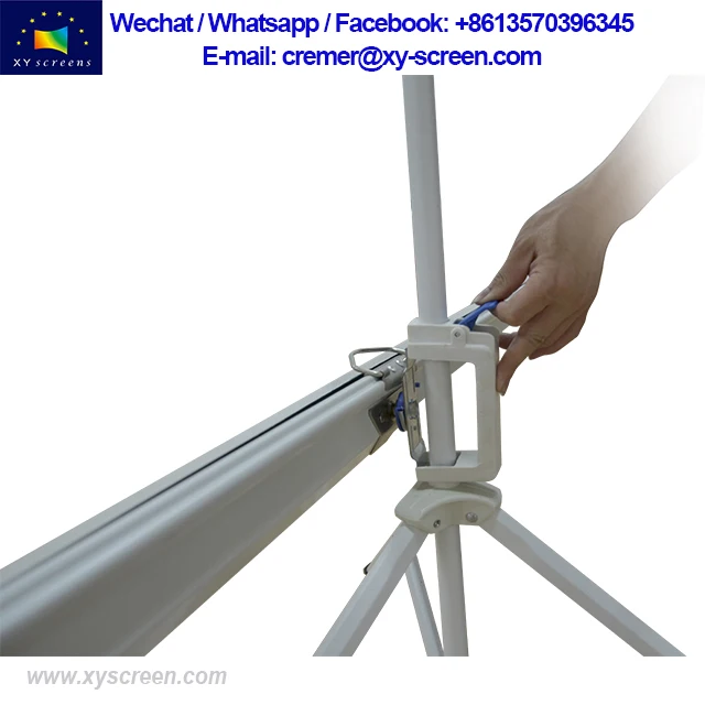 XY Screen 4:3 16:9 60 - 120 inch manual/tripod projector screen for hotel/school/home/office with No MOQ
